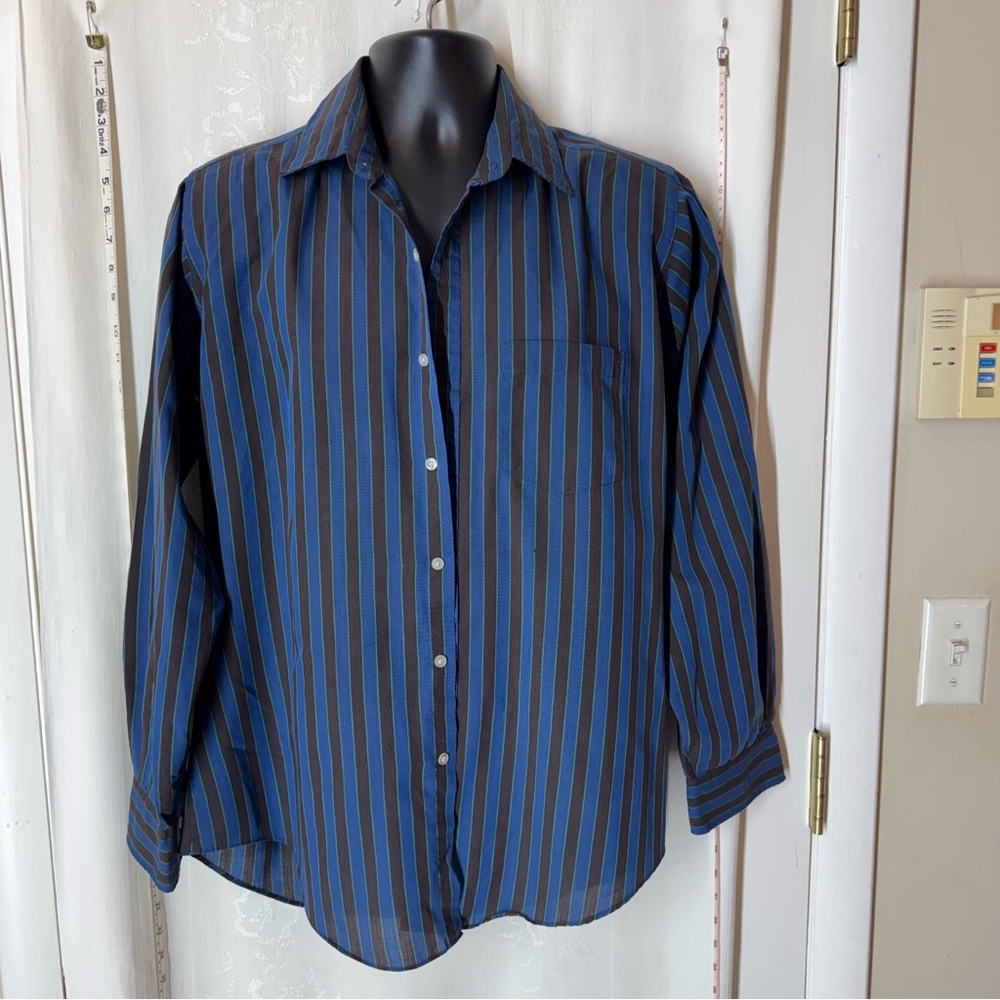 Vintage Men's Michael Richards Striped Button Down